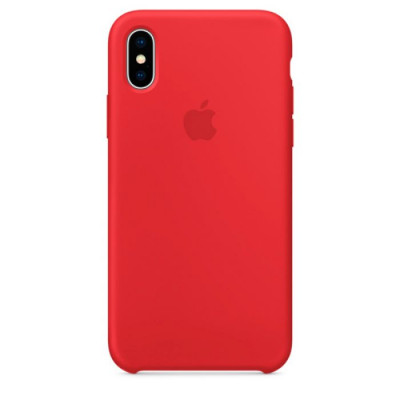 Чехол для iPhone XS Max Apple Silicone Case - Red