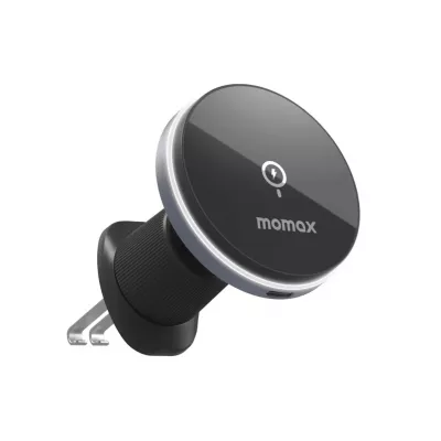 Автомобильный держатель с беспроводной зарядкой Momax Q.Mag Mount 5 Автомобильный держатель с беспроводной зарядкой Momax Q.Mag Mount 5