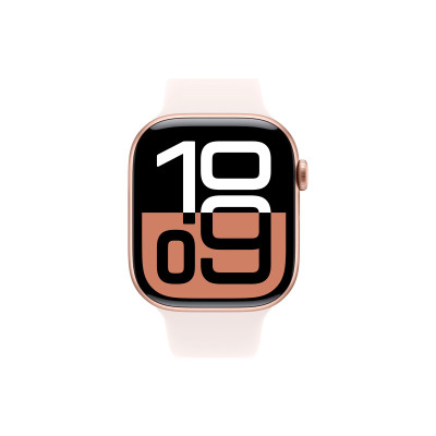 Часы Apple Watch Series 10 42mm Rose Gold Aluminium Case with Light Blush Sport Band