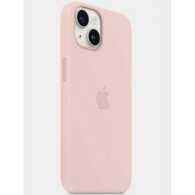 Чехол для iPhone 14 Apple AA Silicone Case - Chalk Pink