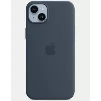 Чехол для iPhone 14 Apple AA Silicone Case - Strom Blue Чехол для iPhone 14 Apple AA Silicone Case - Strom Blue