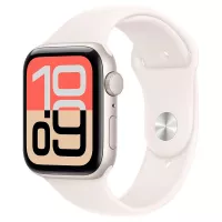 Часы Apple Watch SE 3 (2025) 40mm Starlight Aluminum Case With Starlight Sport Band