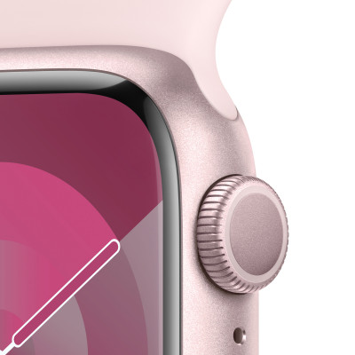 Часы Apple Watch Series 9 41mm Pink Aluminum Case Pink Sport Band