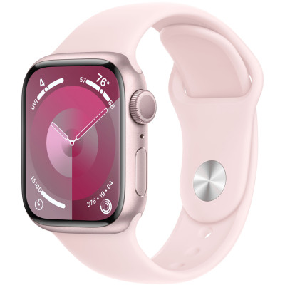 Часы Apple Watch Series 9 45mm Pink Aluminum Case Pink Sport Band