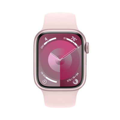 Часы Apple Watch Series 9 45mm Pink Aluminum Case Pink Sport Band