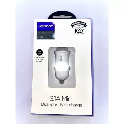 Автомобильное зарядное устройство JoyRoom Dual USB 3.1A Mini