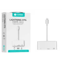 Переходник COTE Lightning OTG HDMI 3in1 Переходник COTE Lightning OTG HDMI 3in1