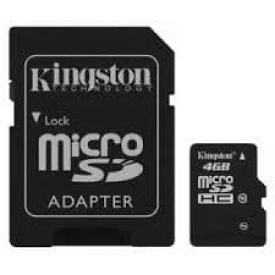 Карта памяти Kingston microSDHC 4gb