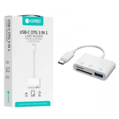 Адаптер Cote USB-C 3 in 1 Адаптер Cote USB-C 3 in 1
