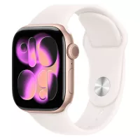 Часы Apple Watch Series 11 46mm Rose Gold Aluminum Case with Starlight Sport Band Часы Apple Watch Series 11 46mm Rose Gold Aluminum Case with Starlight Sport Band