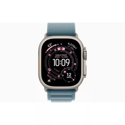 Часы Apple Watch Ultra 3 49mm Natural Titanium Case with Light Blue Alpine Loop