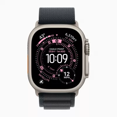 Часы Apple Watch Ultra 3 49mm Natural Titanium Case with Black Alpine Loop Часы Apple Watch Ultra 3 49mm Natural Titanium Case with Black Alpine Loop