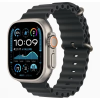 Часы Apple Watch Ultra 3 49mm Natural Titanium Case with Black Ocean Band