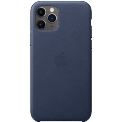 Чехол для iPhone 11 Pro Apple AA Leather Case - Midnight Blue