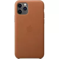 Чехол для iPhone 11 Pro Apple AA Leather Case - Saddle Brown