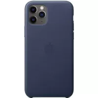 Чехол для iPhone 11 Pro Max Apple AA Leather Case - Midnight Blue