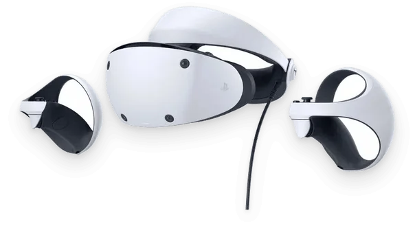 PlayStation VR2: шлем и два контроллера
